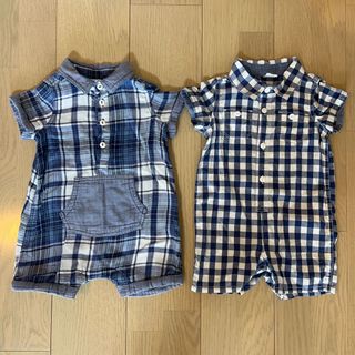 ベビーギャップ(babyGAP)のGAPカバーオール2枚セット(カバーオール)