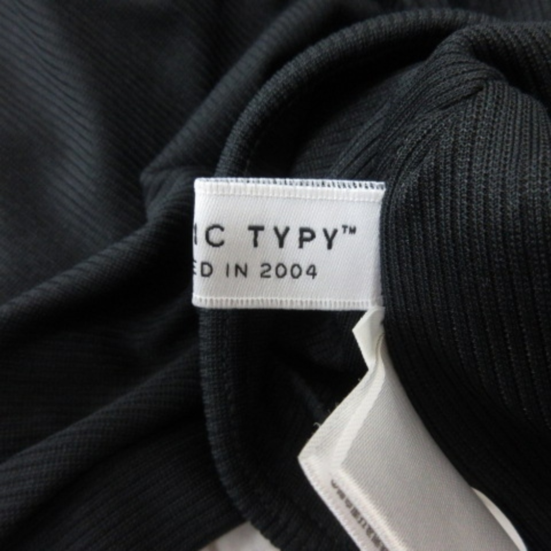 CIAOPANIC TYPY(チャオパニックティピー)のチャオパニック ティピー カットソー 七分袖 ONE 黒 ブラック /YI レディースのトップス(その他)の商品写真