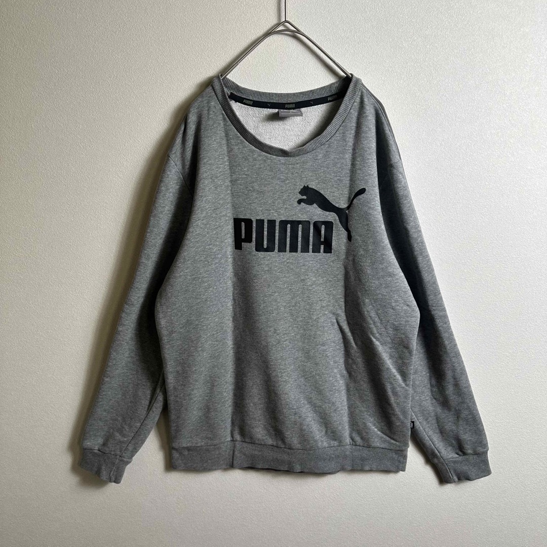 PUMA(プーマ)のPUMA プーマ　スウェット　上下　セットアップ　トレーナー　ビッグロゴ　古着 メンズのトップス(スウェット)の商品写真