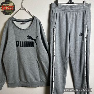 プーマ(PUMA)のPUMA プーマ　スウェット　上下　セットアップ　トレーナー　ビッグロゴ　古着(スウェット)