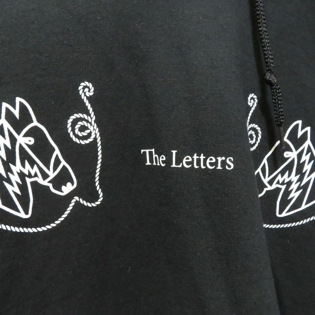 THE LETTERS PULLOVER HOODIE BLACK