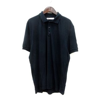 ザラ(ZARA)のザラ ZARA ポロシャツ 半袖 M 紺 ネイビー /MN ■MO(ポロシャツ)