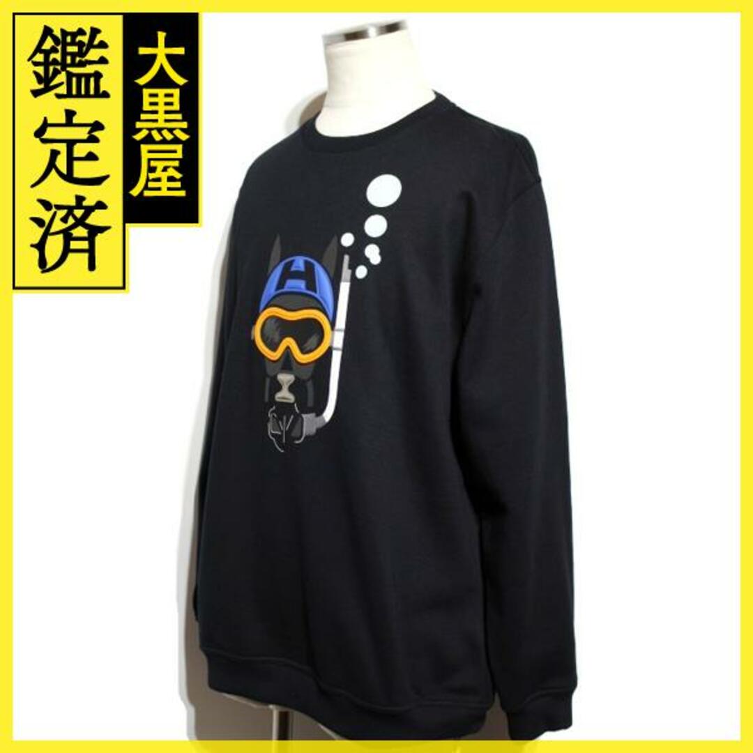 HERMES トレーナー メンズXXL ネイビー Scub'H 【200】 HERMES エルメス スウェット XL 紺(総柄)