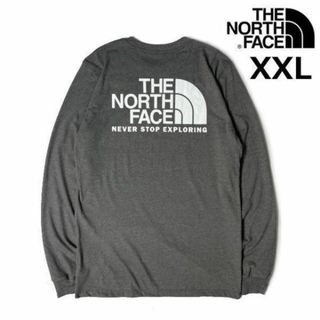 ザノースフェイス(THE NORTH FACE)のノースフェイス THROWBACK 長袖 Tシャツ(XXL)グレー 180902(Tシャツ/カットソー(七分/長袖))