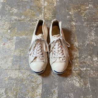 コンバース(CONVERSE)の90s ジャックパーセル スニーカー  USA製 ホワイト キャンバス (スニーカー)