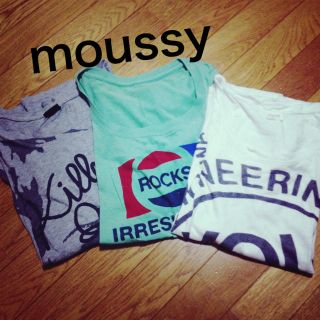 マウジー(moussy)のTシャツ3点セット(Tシャツ(半袖/袖なし))