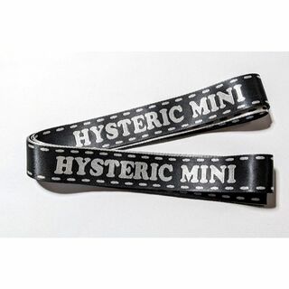 ヒステリックミニ(HYSTERIC MINI)のHYSTERIC MINI　ヒスミニ・ロゴテープ紐　約２ｍ　はぎれ　生地　(生地/糸)