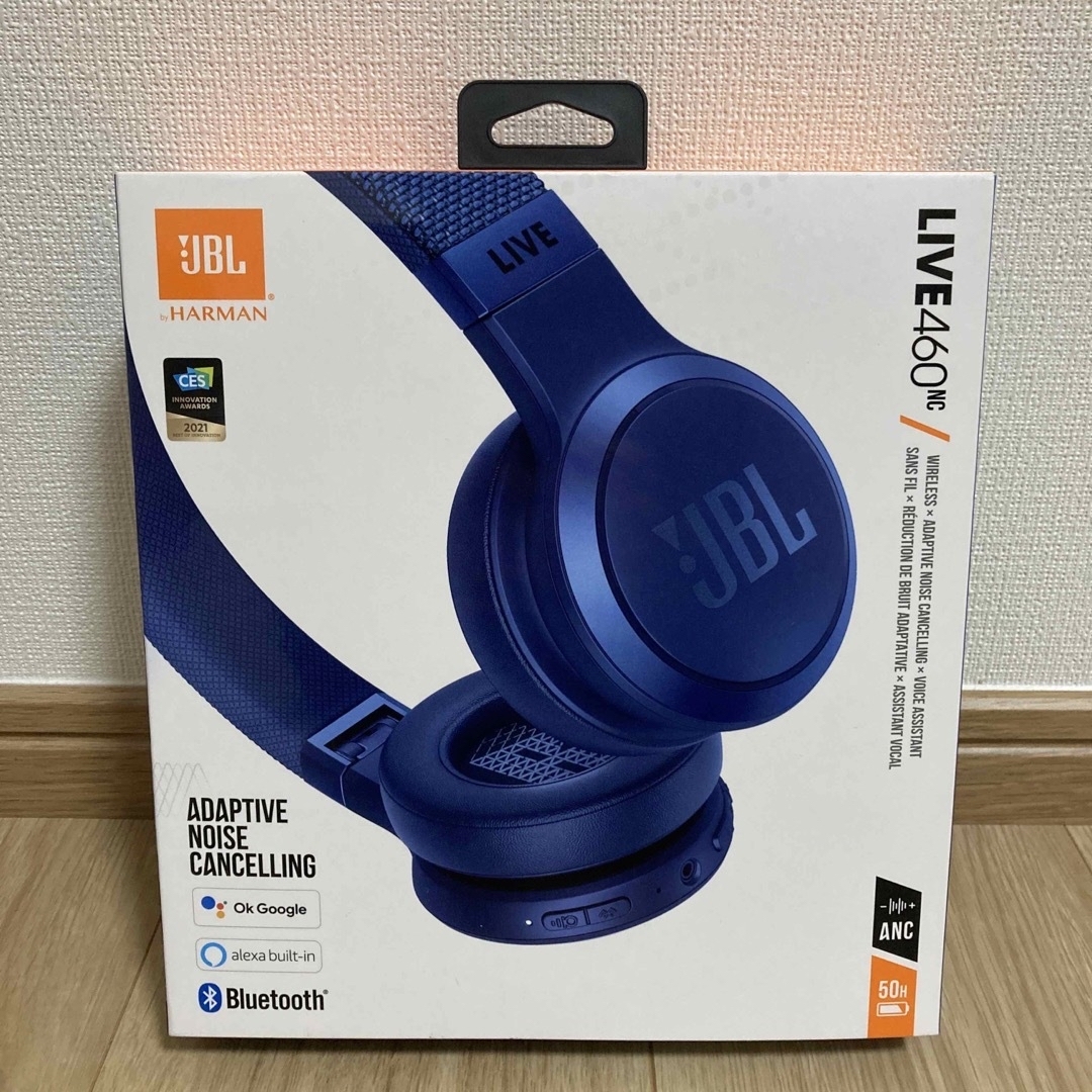 JBL LIVE 460NC BLUワイヤレスヘッドホン JBL LIVE 新品