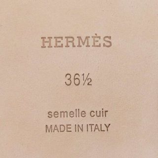 Hermes - エルメス サンダル オラン エトゥープ ヴォーエプソン ...