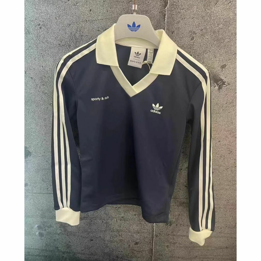 adidas - adidas×sporty×rich POLO Vネック クルースウェット の通販
