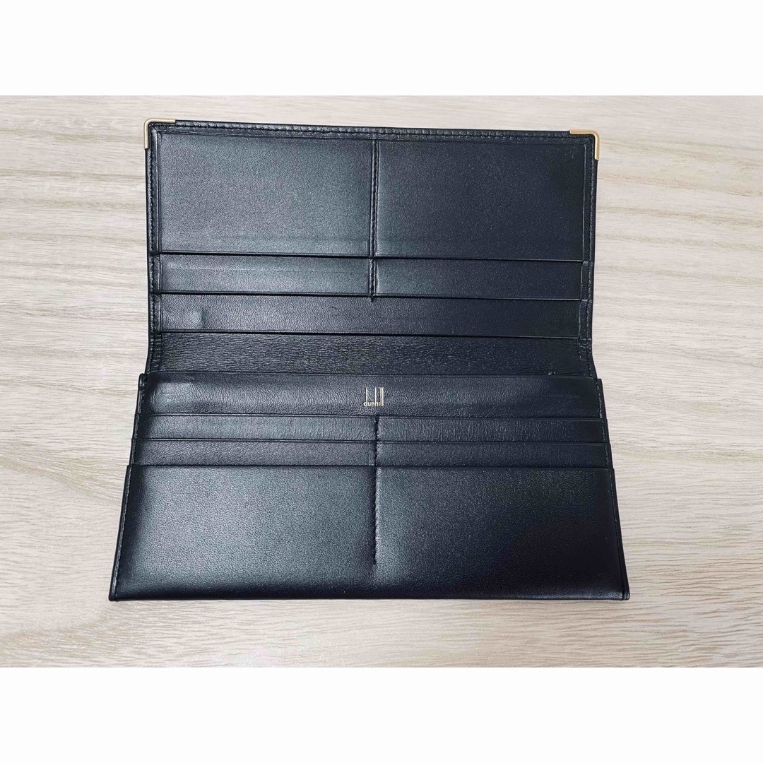 ☆【新品同様】ダンヒル dunhill 長財布　小銭入れ有りカード× 10 枚