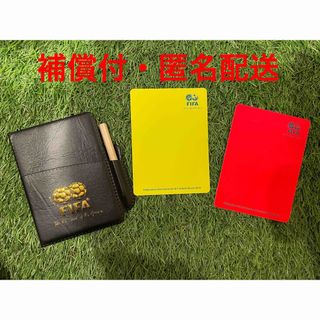 アディダス(adidas)の【未使用新品】 サッカー FIFA レフェリー 審判 警告カード 手帳 ワッペン(記念品/関連グッズ)