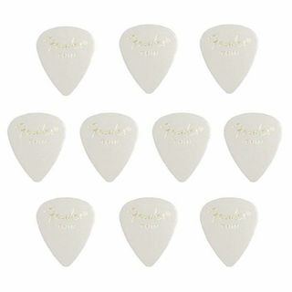 Fender ギター ピック 351 ホワイト・ シン 10枚(その他)