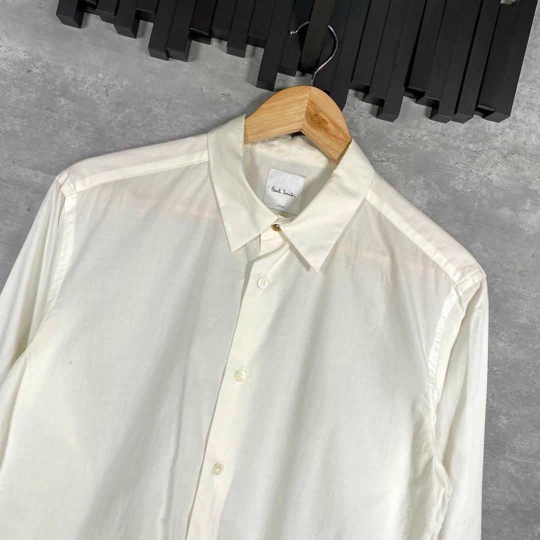『Paul Smith』ポールスミス (L) ペイント長袖シャツ