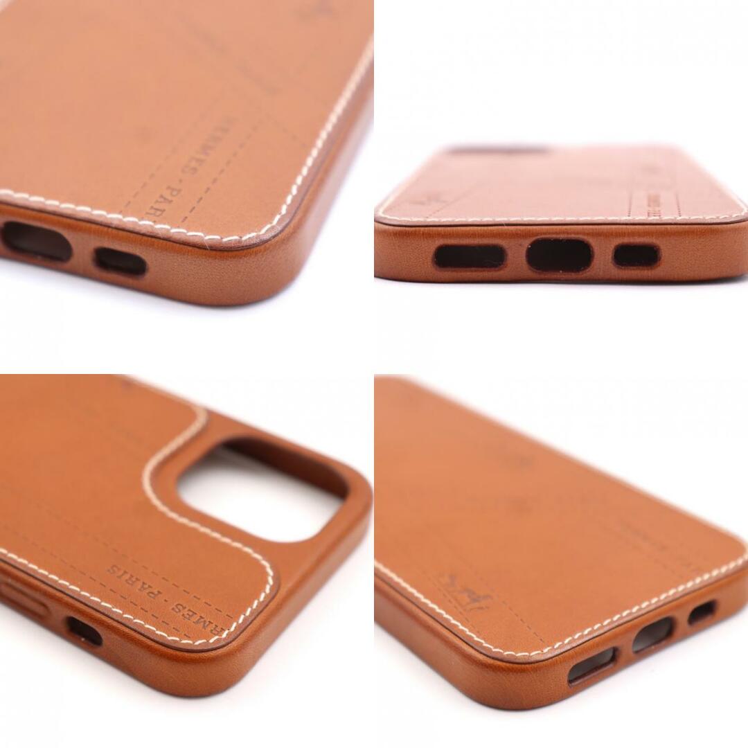HERMES エルメス iphone12/12pro ケース その他小物 H0007441A34 ヴォーバレニア レザー フォーブ ブラウン系 iPhoneケース 携帯カバー スマホケース Z刻印 【本物保証】