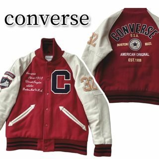 CONVERSE - CONVERSE/(L)ベースボールロゴワッペン スタジャンの通販 ...