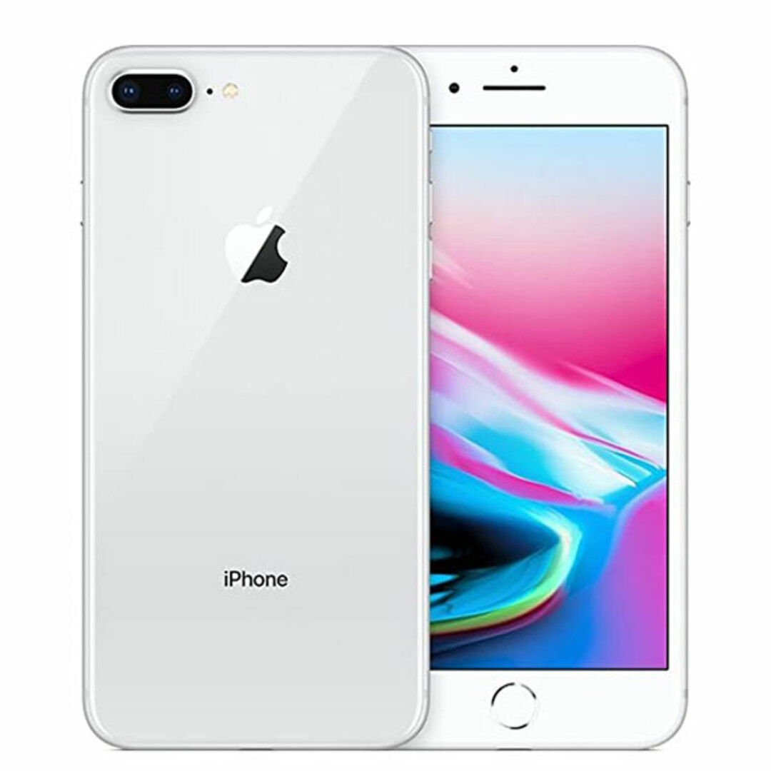 Apple - 【中古】 iPhone8 Plus 64GB シルバー SIMフリー 本体 スマホ