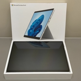 美品 Surface Pro 8 プラチナ キーボード付 オフィス無 58(タブレット)