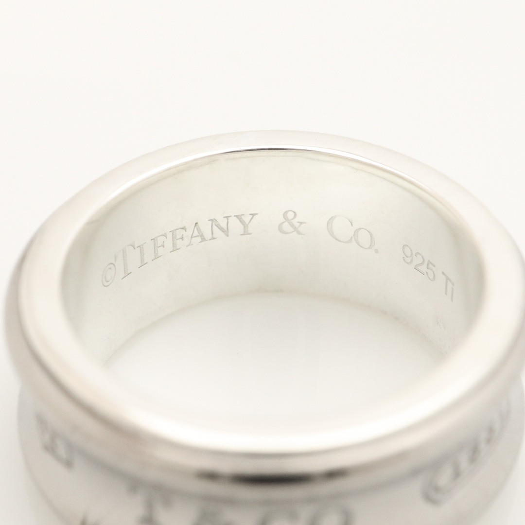 【美品】TIFFANY＆Co. 1837 チタン リング AG925
