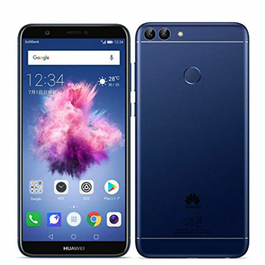 HUAWEI 【中古】 nova lite ブルー SIMフリー 本体 ほぼ新品 スマホ ファーウェイ 【送料無料】  noval2bl9mtmの通販 by みんなのすまほ ラクマ店｜ファーウェイならラクマ