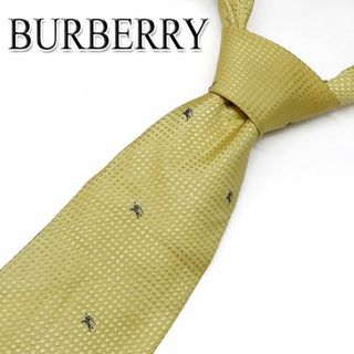 バーバリー(BURBERRY)のBURBERRY LONDON バーバリー ネクタイ 黄 イエロー(ネクタイ)