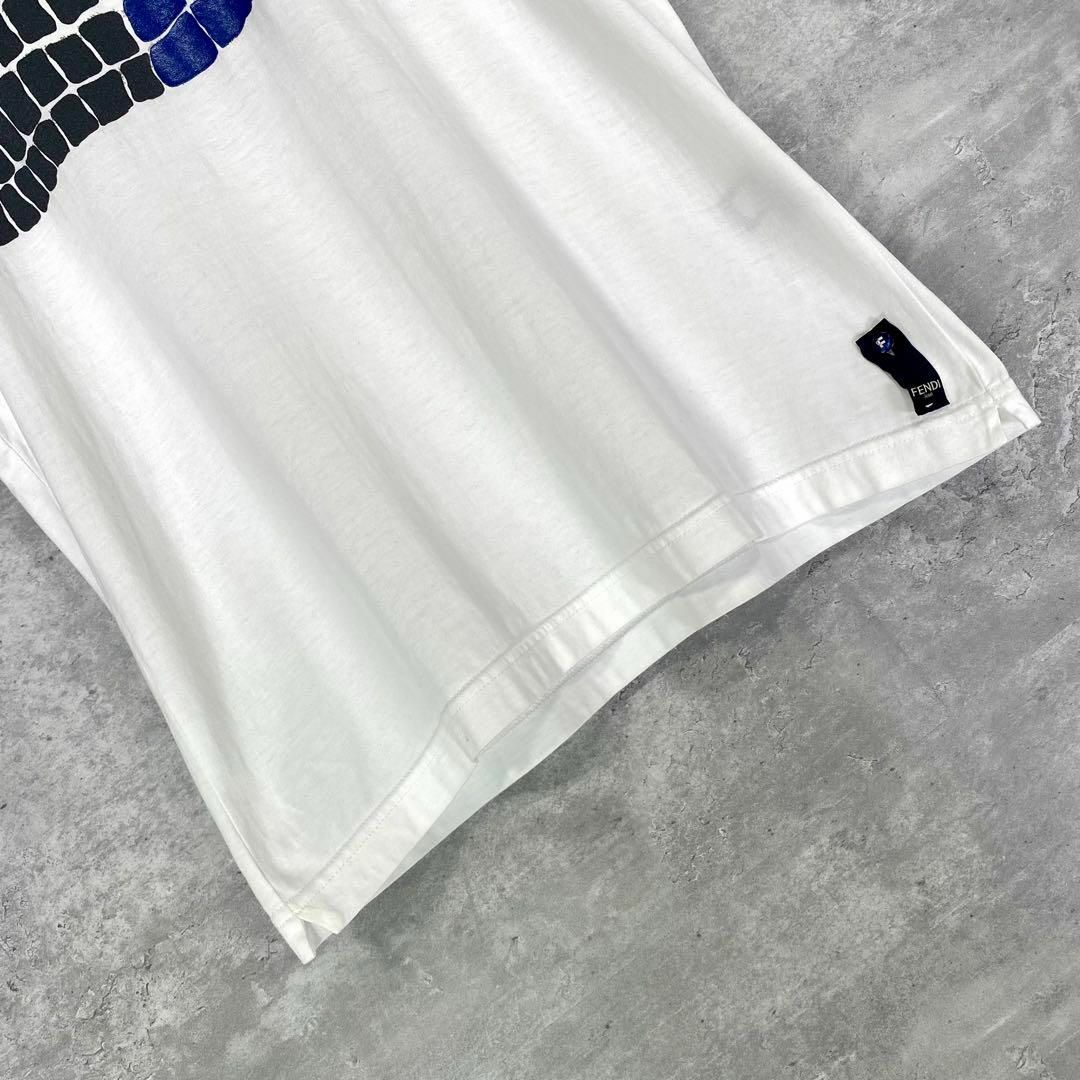 FENDI(フェンディ)の『FENDI』フェンディ (50) プリント半袖Tシャツ / ホワイト メンズのトップス(Tシャツ/カットソー(半袖/袖なし))の商品写真
