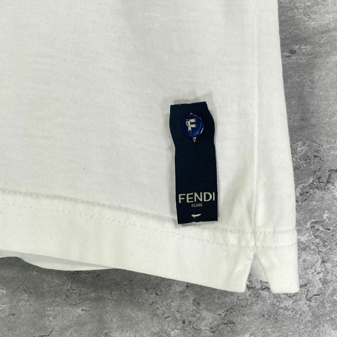 FENDI』フェンディ (50) プリント半袖Tシャツ / ホワイト-