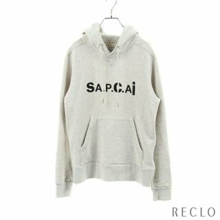 サカイ(sacai)のSacai × A.P.C. TAIYO HOODEI プルオーバーパーカー ライトグレー(パーカー)