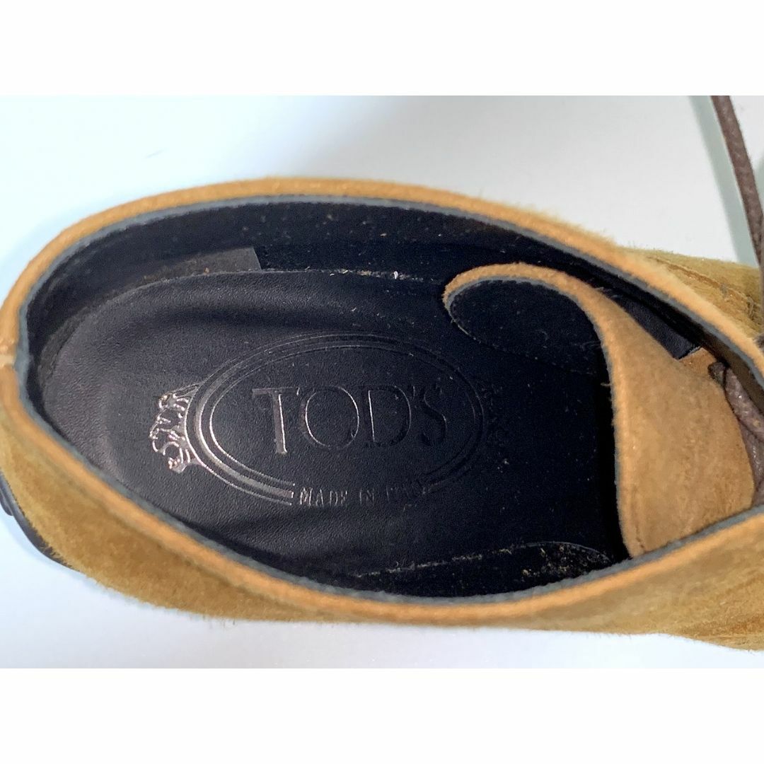 TOD'S(トッズ)のトッズ 35.5≒22.5cm ショートブーツ 茶 スエード 箱付 jcu レディースの靴/シューズ(ブーツ)の商品写真