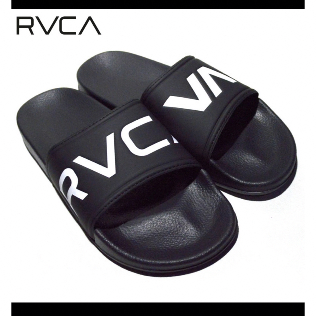 RVCA(ルーカ)の新品　RVCA／ルーカ　 シャワーサンダル  　レディースサンダル　 BLACK レディースの靴/シューズ(ビーチサンダル)の商品写真