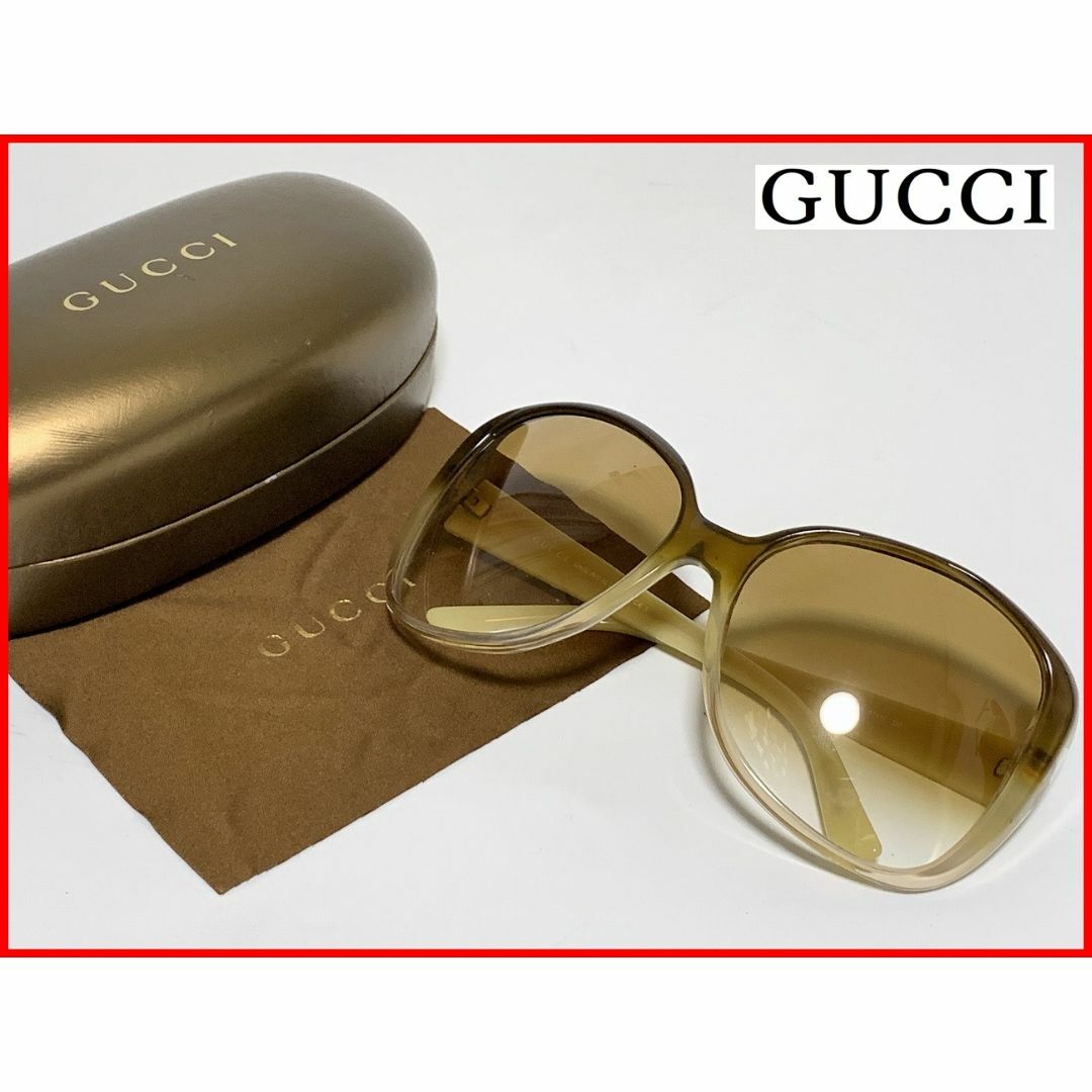 Gucci(グッチ)のGUCCI グッチ サングラス ケース付 レディース メンズ D13 レディースのファッション小物(サングラス/メガネ)の商品写真