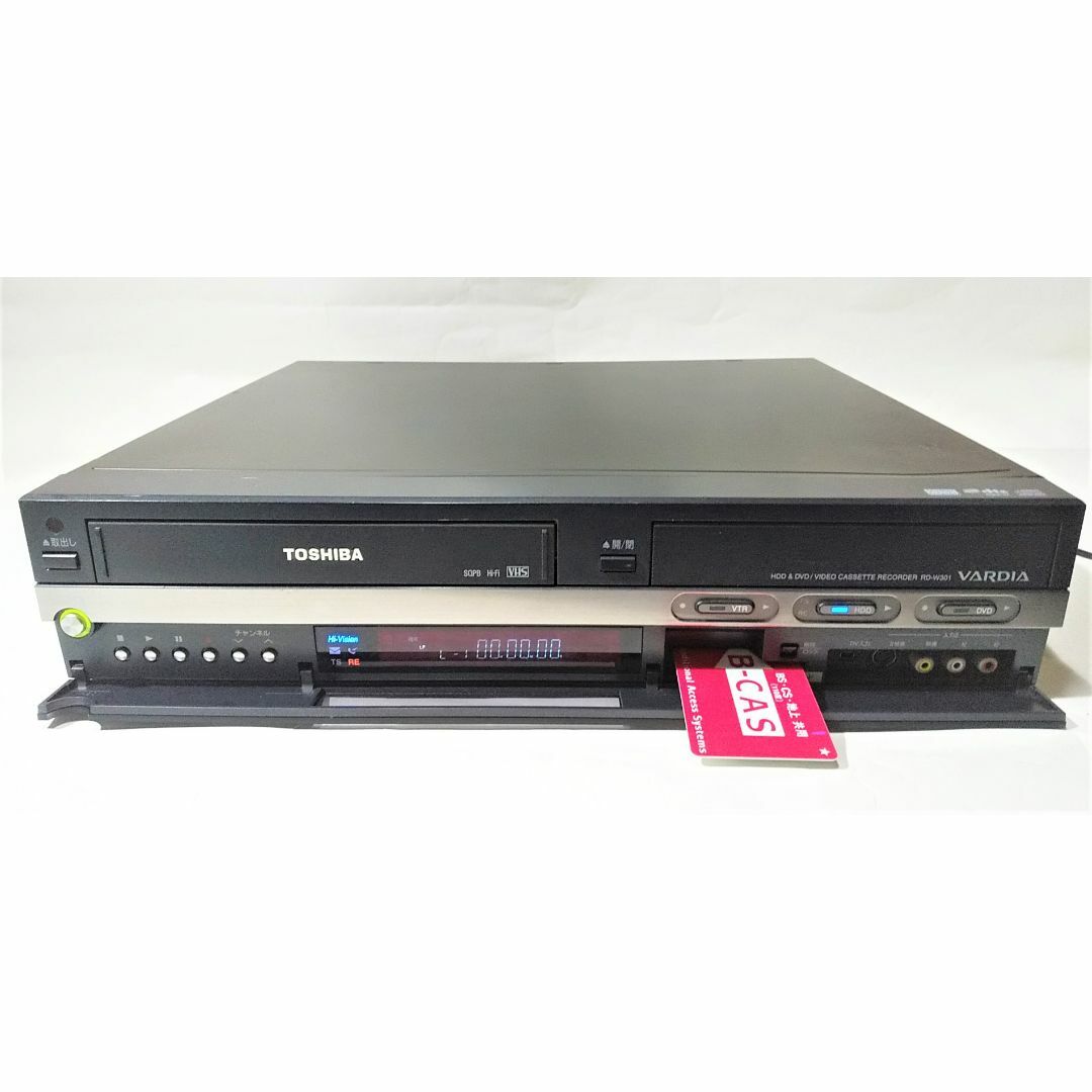 動作品　東芝 VARDIA RD-W301 VHS一体型HDD/DVDレコーダー