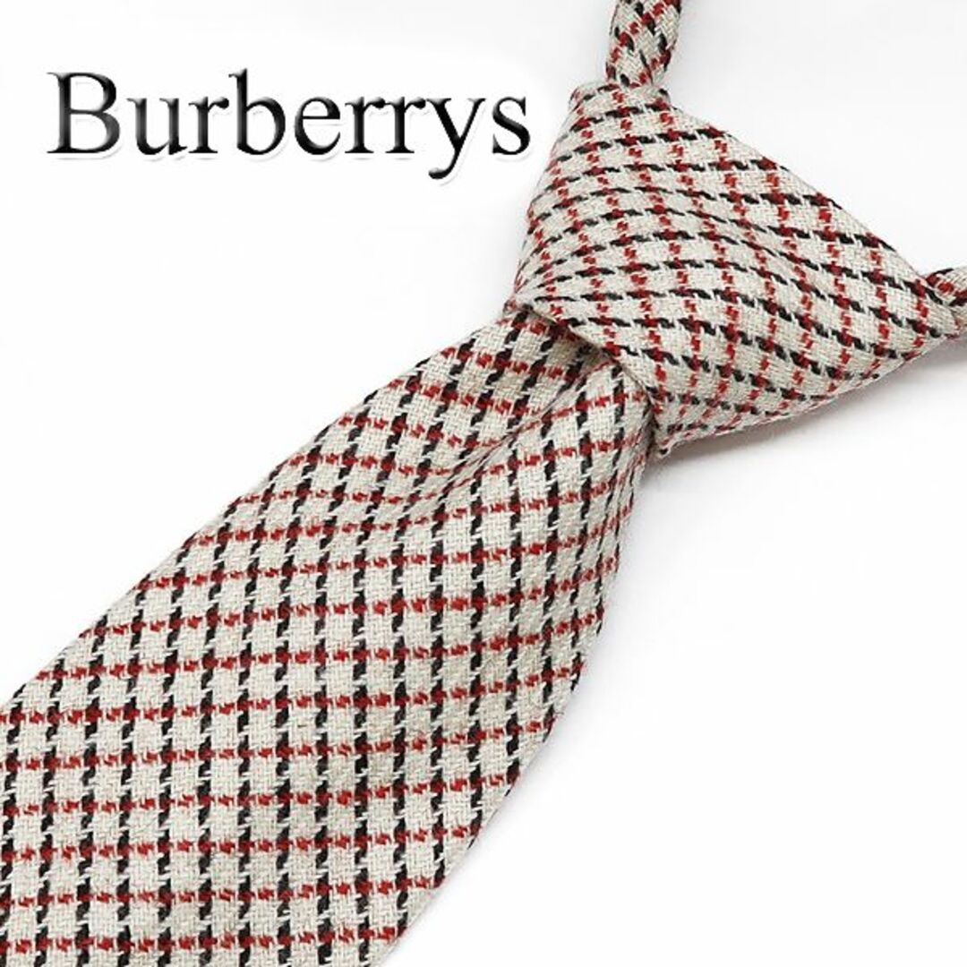 BURBERRY(バーバリー)のBurberrys バーバリー ネクタイ  ベージュ 毛　BURBERRY メンズのファッション小物(ネクタイ)の商品写真