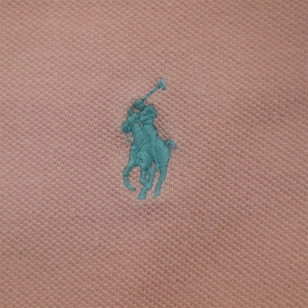 Ralph Lauren - ラルフローレン 刺繍 半袖 ポロシャツ L ピンク RALPH 