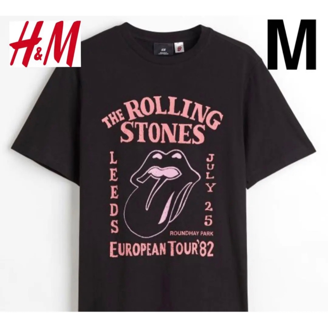 H&M(エイチアンドエム)の【新品タグ付】H&M ローリング ストーンズ Tシャツ M メンズのトップス(Tシャツ/カットソー(半袖/袖なし))の商品写真