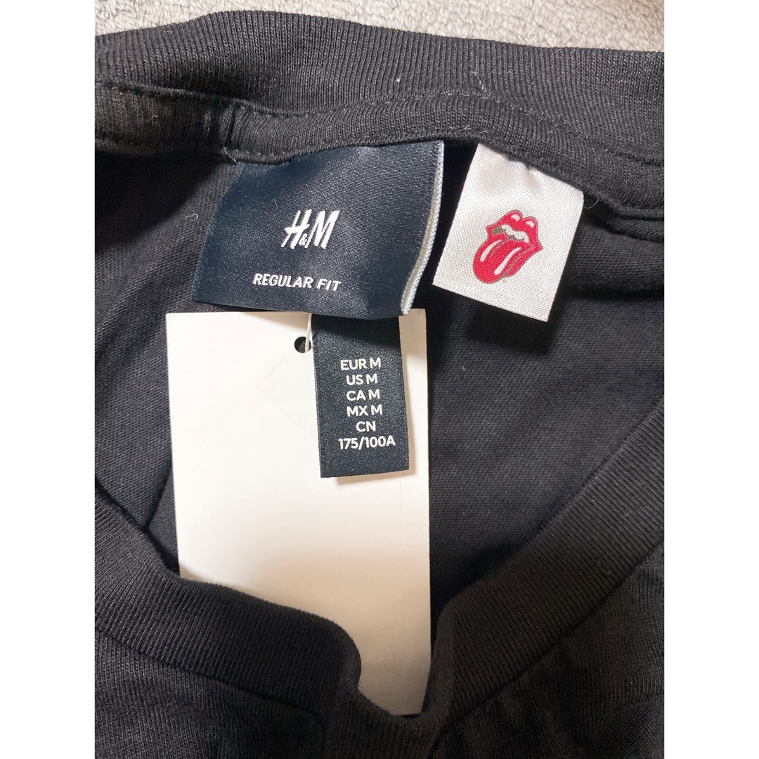 H&M(エイチアンドエム)の【新品タグ付】H&M ローリング ストーンズ Tシャツ M メンズのトップス(Tシャツ/カットソー(半袖/袖なし))の商品写真