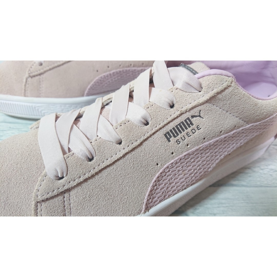 PUMA(プーマ)のPUMA SUEDE 25cm レディース スニーカー スエード リボンモチーフ レディースの靴/シューズ(スニーカー)の商品写真