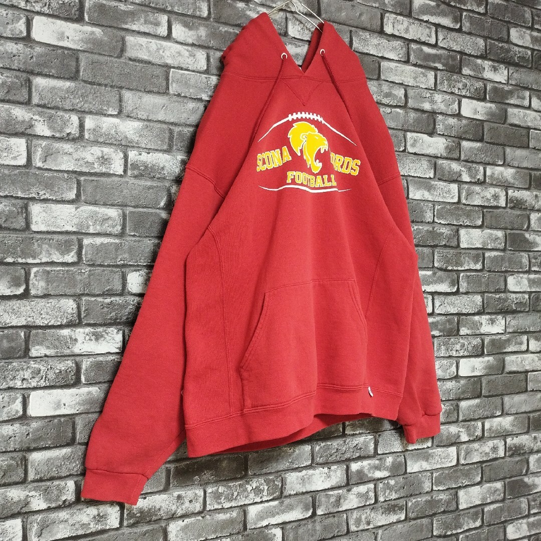 アメフトカレッジデカロゴプルオーバースウェットトレーナーオールド