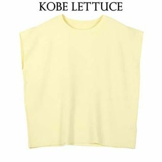 コウベレタス(神戸レタス)のKOBE LETTUCE サマーニット フレンチスリーブ ノースリーブ(カットソー(半袖/袖なし))