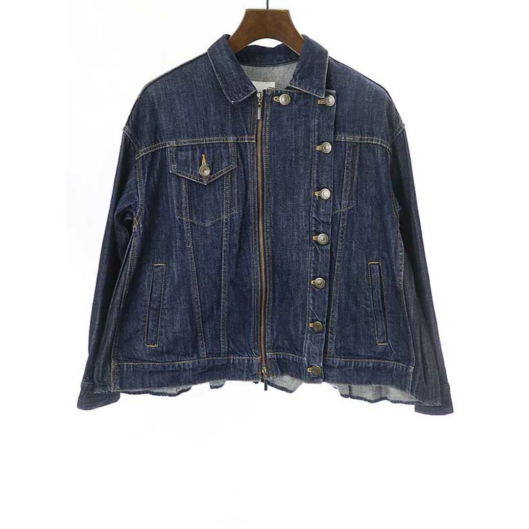 ヤストシ エズミ 18SS バックプリーツデニムジャケット-