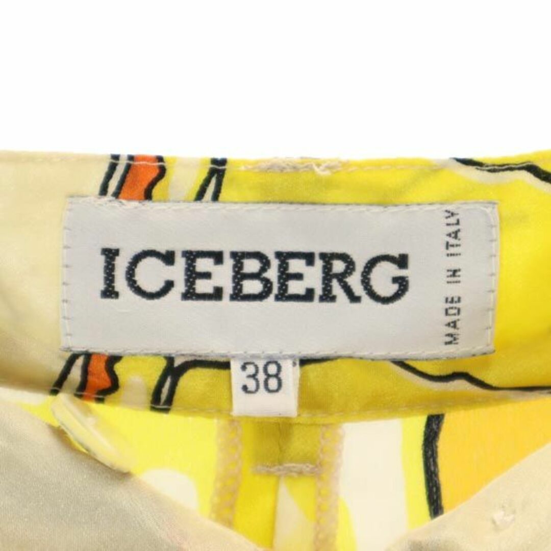 アイスバーグ イタリア製 ミッキーマウス ショートパンツ 38 ベージュ系 ICEBERG レディース 【中古】 【230731】 メール便可