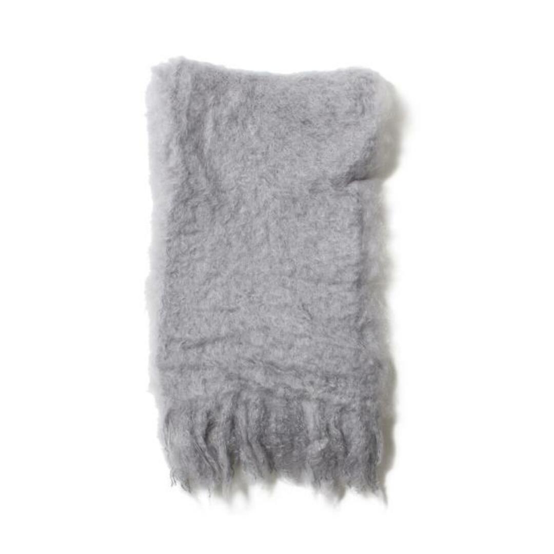 【新品未使用】 Adele's MOHAIR アデーレ モヘア ストール マフラー フリンジ FLUFFYSC002 【LIGHT GREY】