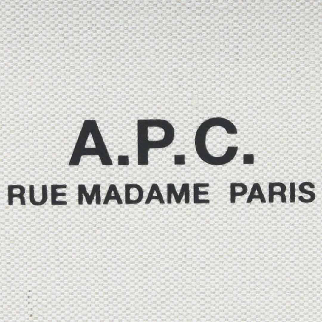 A.P.C(アーペーセー)の【新品未使用】 A.P.C. アーペーセー ロゴ トートバッグ ショルダーバッグ コットン リネン COEYOM61772 【BAA BEIGE】 レディースのバッグ(トートバッグ)の商品写真