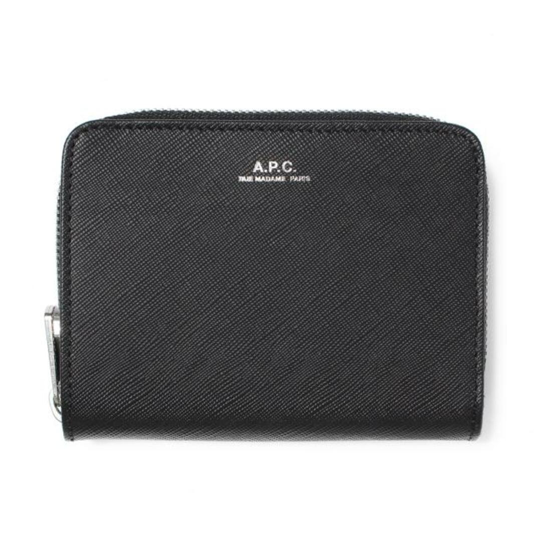 APC A.P.C. アーペーセー 財布 二つ折り EMMANUEL エンボス レザー