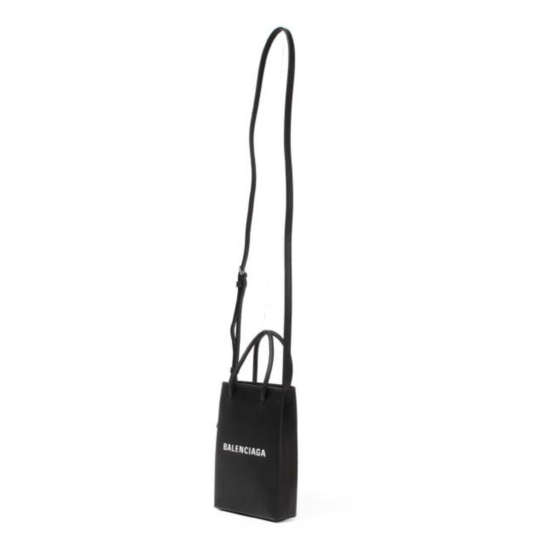 【新品未使用】 BALENCIAGA バレンシアガ スマホホルダー ショルダー ポーチ SHOPPING PHONE HOLDER 5938260AI2N 【BLACK】