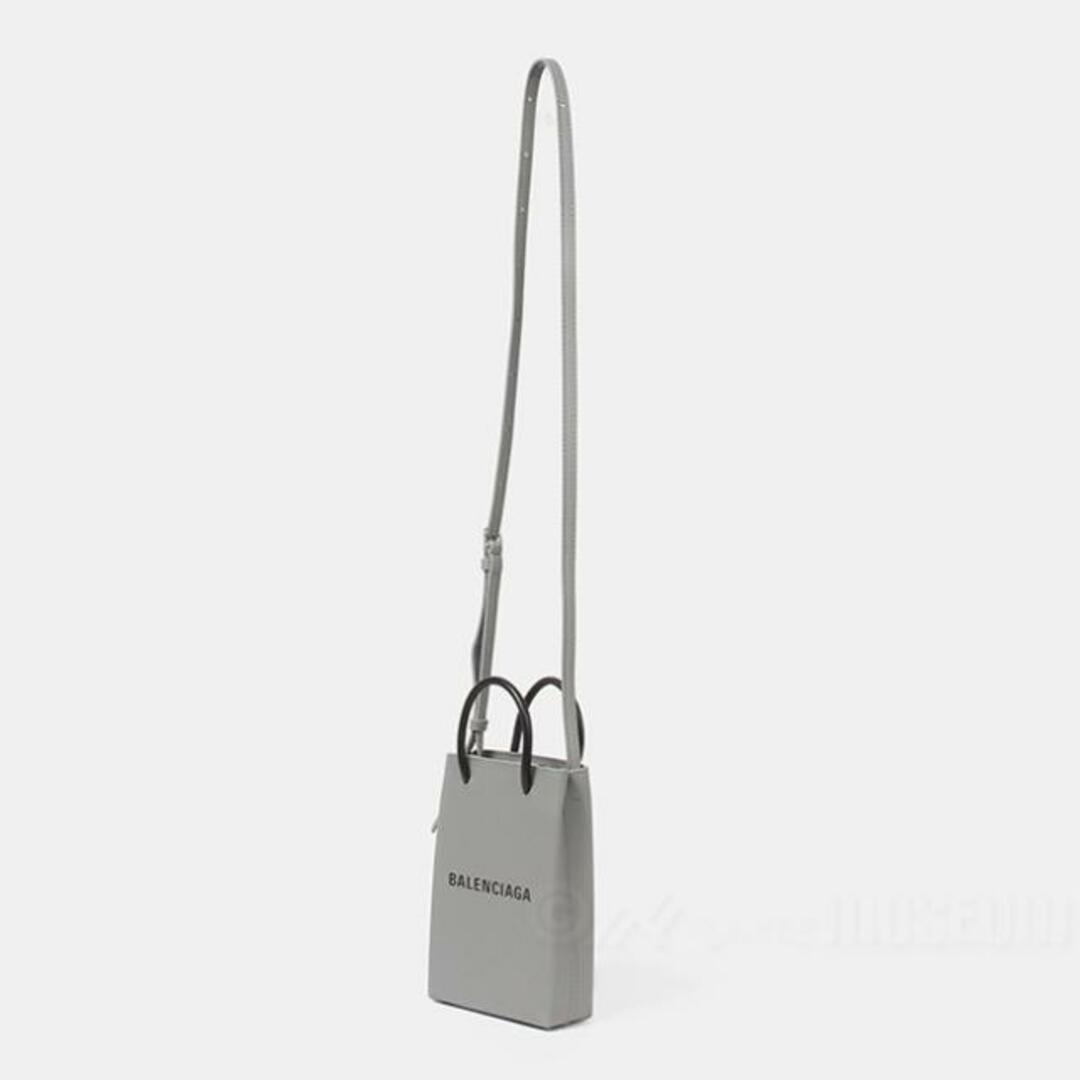 【新品未使用】 BALENCIAGA バレンシアガ スマホホルダー ショルダー ポーチ SHOPPING PHONE HOLDER 5938260AI2N 【BALENCIAGA GREY】