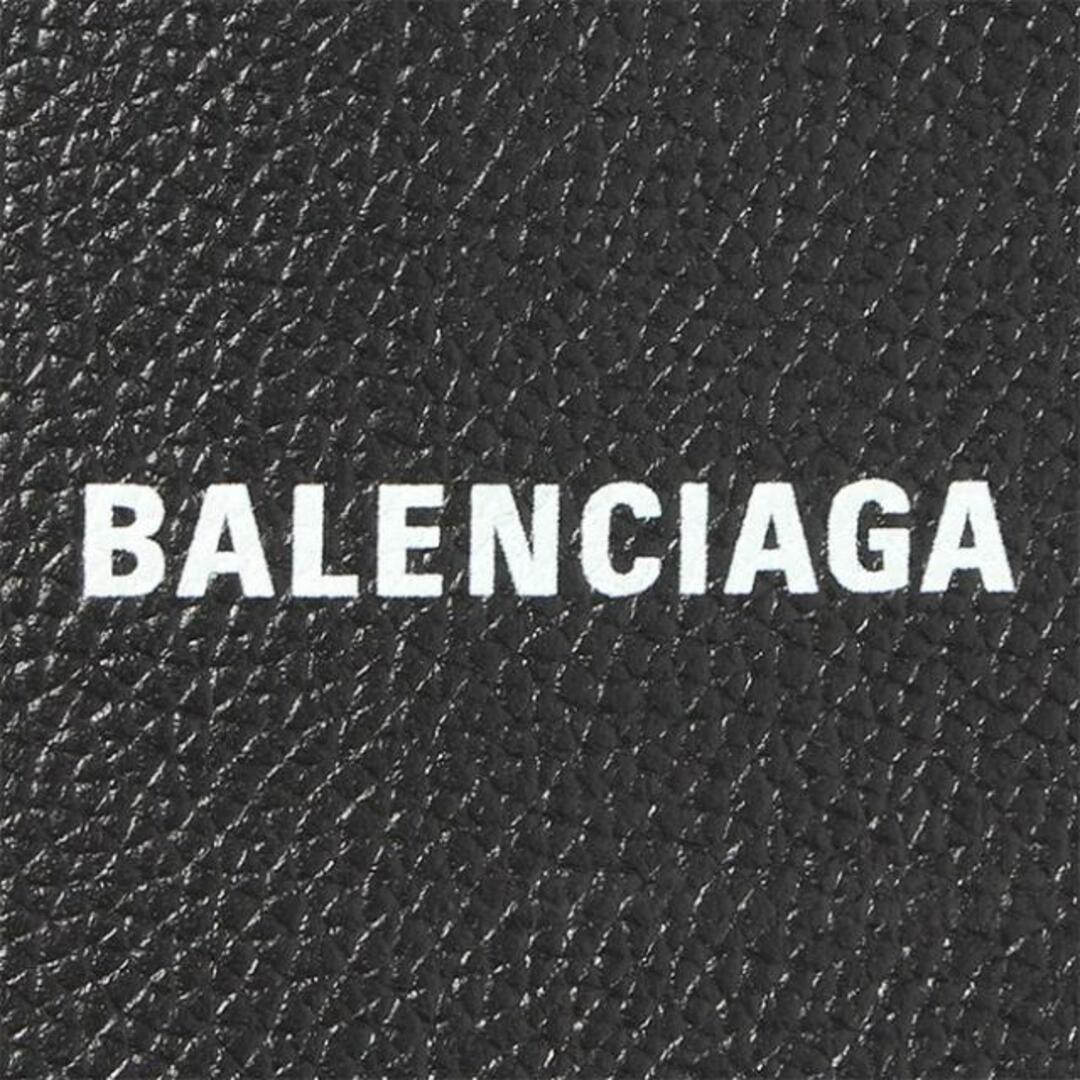【新品未使用】 BALENCIAGA バレンシアガ 二つ折り 財布 CASH VERTICAL BIFOLD WALLET レザー 6815791IZI3 【BLACK/L WHITE】