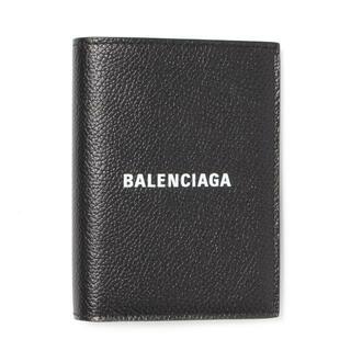 バレンシアガ(Balenciaga)の【新品未使用】 BALENCIAGA バレンシアガ 二つ折り 財布 CASH VERTICAL BIFOLD WALLET レザー 6815791IZI3 【BLACK/L WHITE】(長財布)