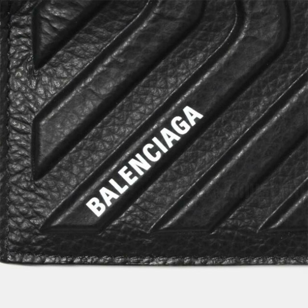 【新品未使用】 BALENCIAGA バレンシアガ カードケース 定期入れ CASH CARD CASE ON KEYRING 6834252103I 【BLACK】