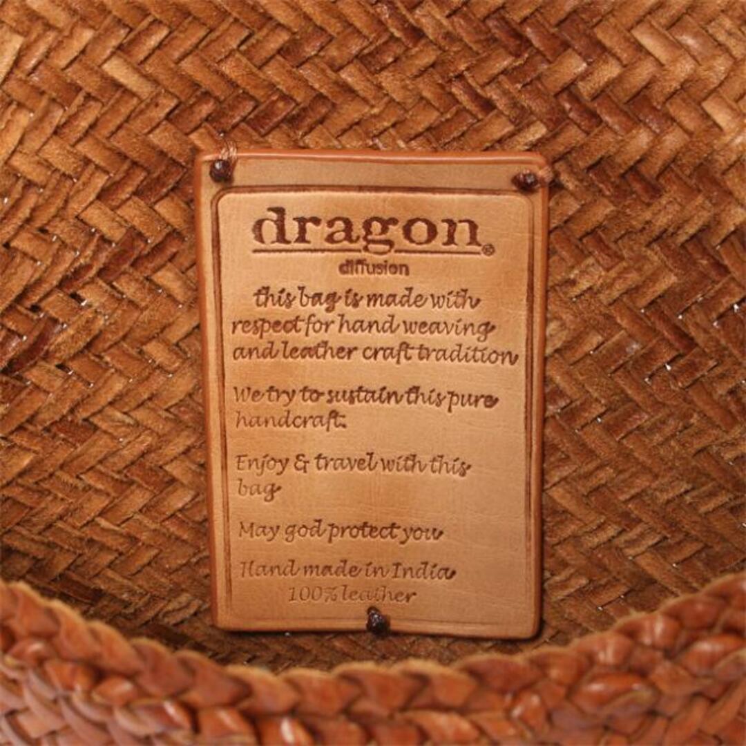 【新品未使用】 DRAGON DIFFUSION ドラゴンディフュージョン ショルダーバッグ ポーチ MINI CITY BAG ミニシティバッグ レザー 8934 【TAN】